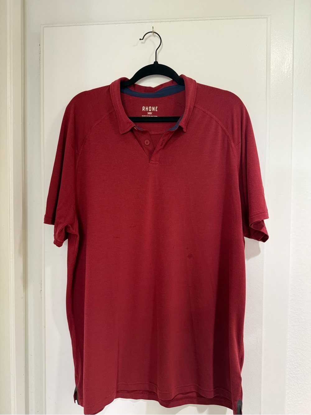 Rhone Men's Red Polo Shirt